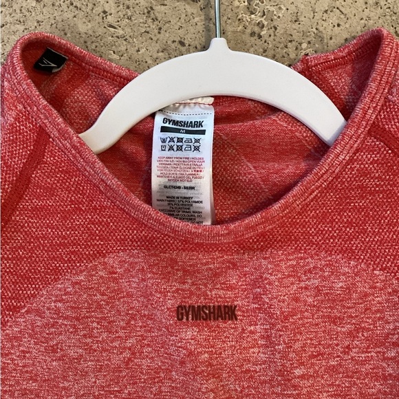 NWT Gymshark Women's M Flex Crop Top Sports Long Sleeve Red Marl Cut Out F602
H4 - Picture 3 of 3